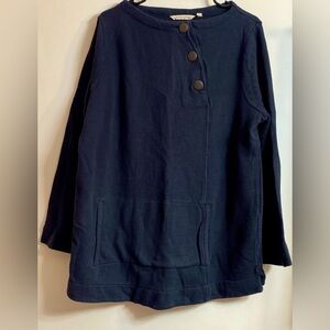 Soft Surroundings Black Tunic Sweater, size XL